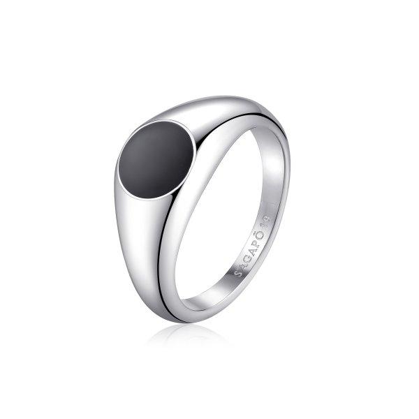 S'Agapõ Modern acél gyűrű férfiaknak Ripple SRP36 61 mm