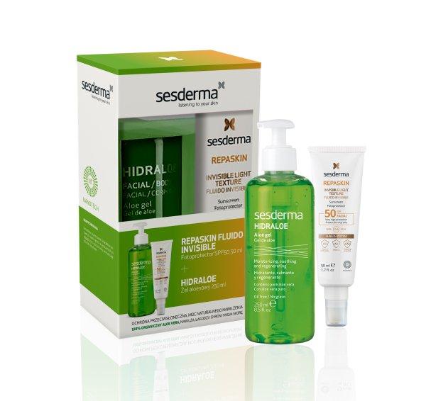 Sesderma Arcbőr- és testápoló ajándékcsomag Hidraloe