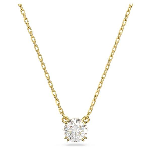 Swarovski Elegáns aranyozott nyaklánc kristállyal Constella 5636703