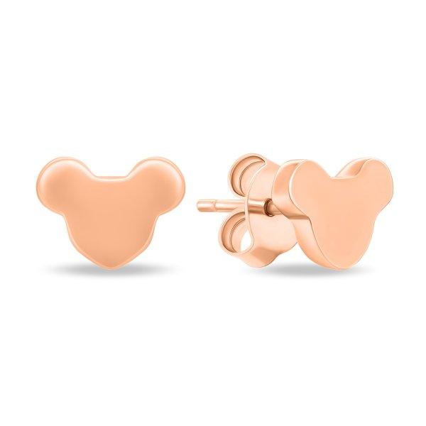 Brilio Silver Minimalista bronz Mickey Mouse fülbevaló EA917R