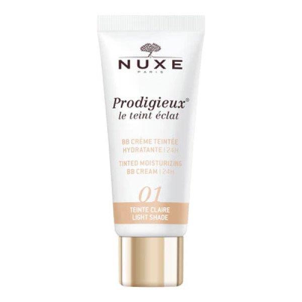 Nuxe Fényesítő BB krém Prodigieux Le Teint Eclat (Tinted Moisturising BB
Cream 24H) 30 ml 1 Light