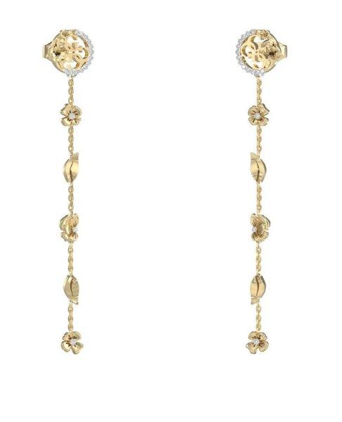 Guess Hosszú aranyozott fülbevaló 4 Love JUBE05040JWYGT/U