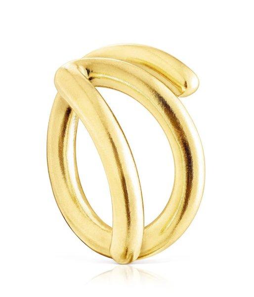 Tous Nyitott aranyozott gyűrű Vermeil 51591550