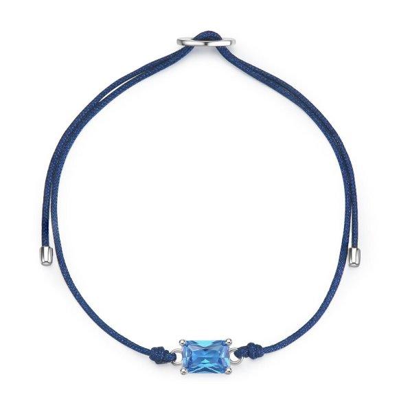 Brosway Zsinór karkötő cirkónium kővel Fancy Freedom Blue FFB108