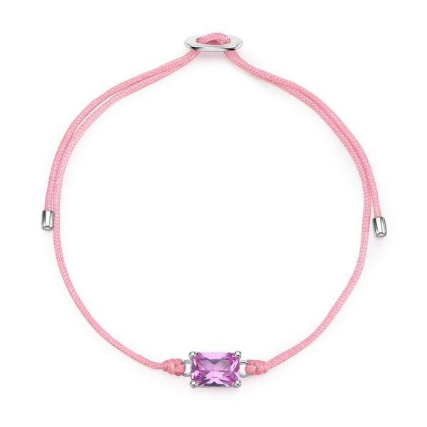 Brosway Zsinór karkötő cirkónium kővel Fancy Vibrant Pink FVP110