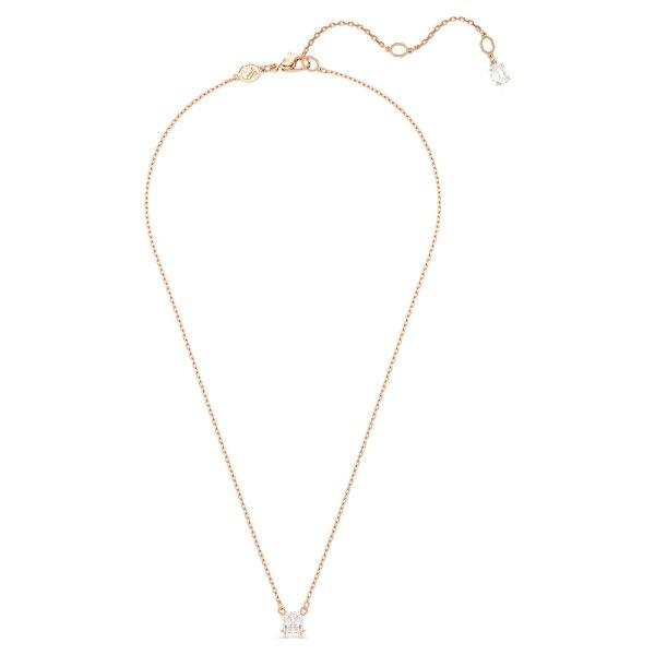 Swarovski Csodálatos bronz nyaklánc átlátszó kristállyal Stilla 5701904