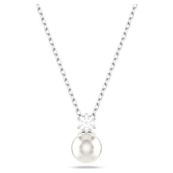 Swarovski Gyönyörű nyaklánc kristálygyönggyel és cirkónium kővel Matrix
5693897