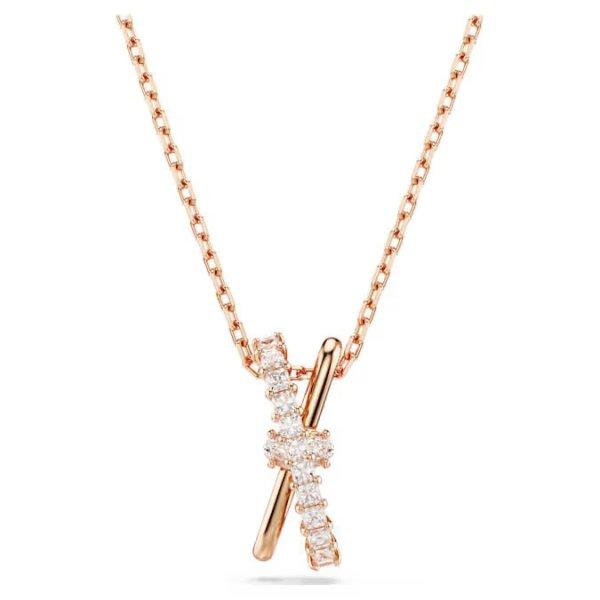 Swarovski Időtlen bronz nyaklánc kristályokkal Hyperbola 5689788