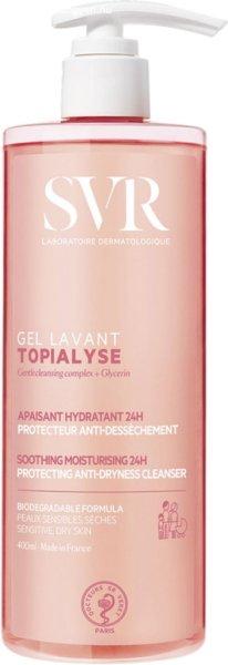 SVR Tisztító gél száraz és érzékeny bőrre Topialyse (Cleansing Gel) 400
ml