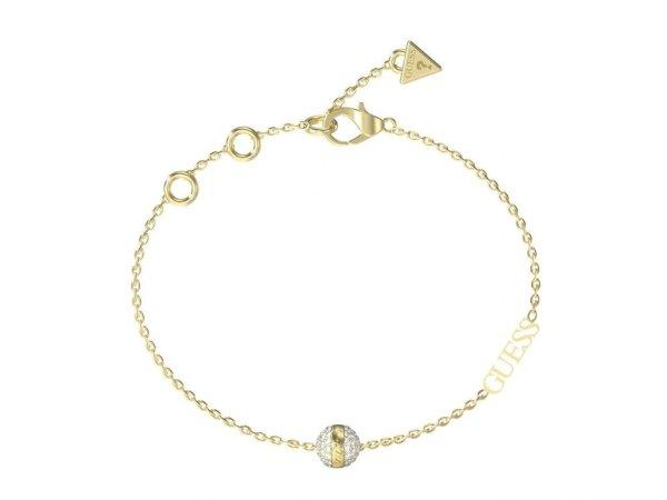 Guess Bájos aranyozott karkötő Calypso JUBB04456JWYG 17,5 cm