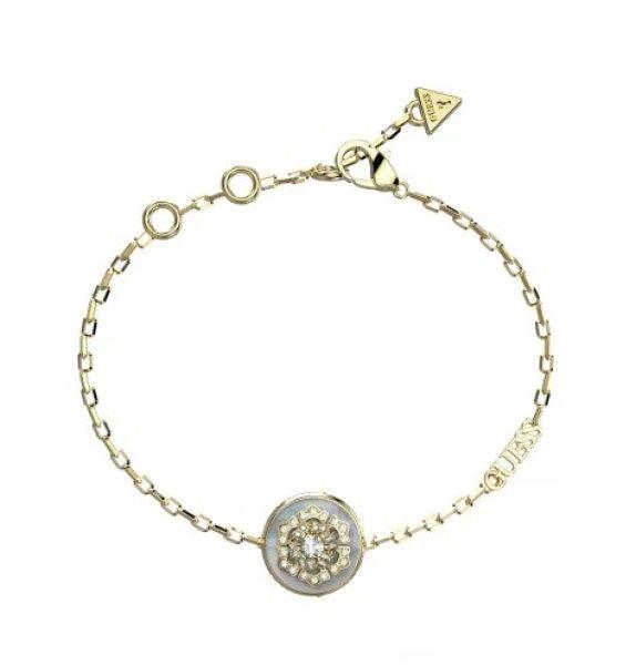 Guess Stílusos, aranyozott karkötő La Fleur JUBB04549JWYG 14,5 cm