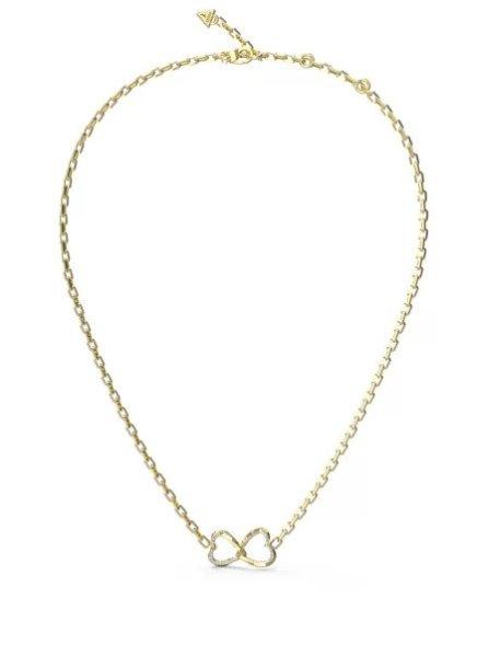 Guess Gyengéd aranyozott nyaklánc szívekkel Mon Amour JUBN04616JWYGT/U