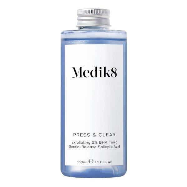Medik8 Gyengéd hámlasztó tonik Press & Clear - utántöltő (Exfoliating 2%
BHA Tonic Refill) 150 ml