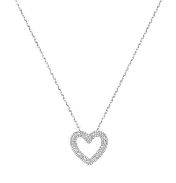 Brosway Ezüst női nyaklánc Szív Infinite White Fancy FIW131