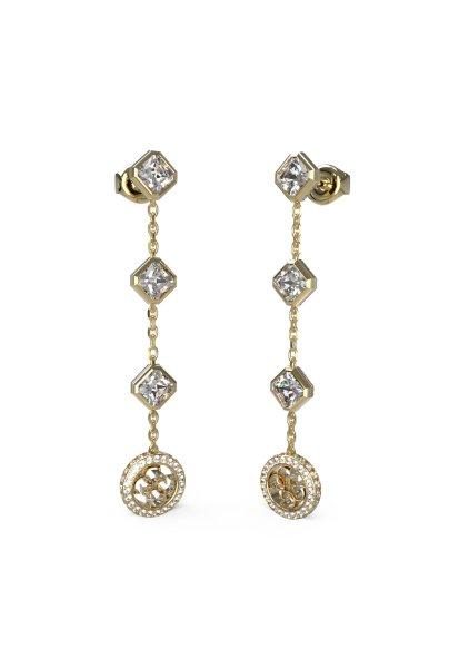 Guess Hosszú aranyozott fülbevaló cirkónium kövekkel 4G Crush
JUBE04157JWYGT/U