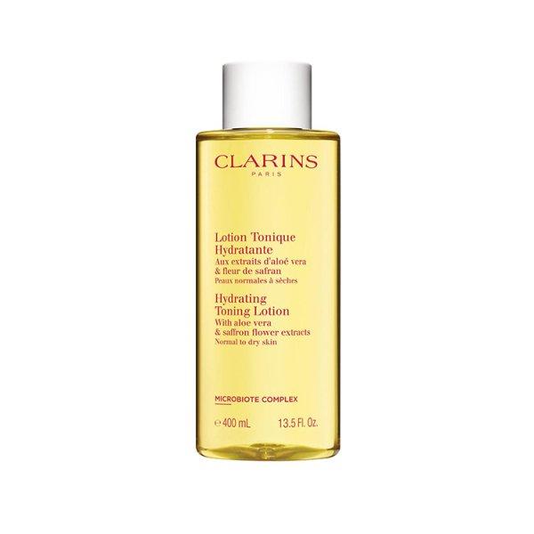 Clarins Hidratáló tonizáló víz normál és száraz bőrre (Hydrating Toning
Lotion) 400 ml