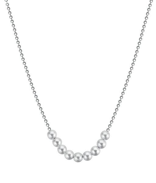 Brosway Szép ezüst nyaklánc gyöngyökkel Infinite White Fancy FIW136