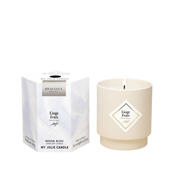 My Jolie Candle Illatgyertya 36 óra karkötővel Silver Les Surprenantes
Frissen mosott ruha 320289