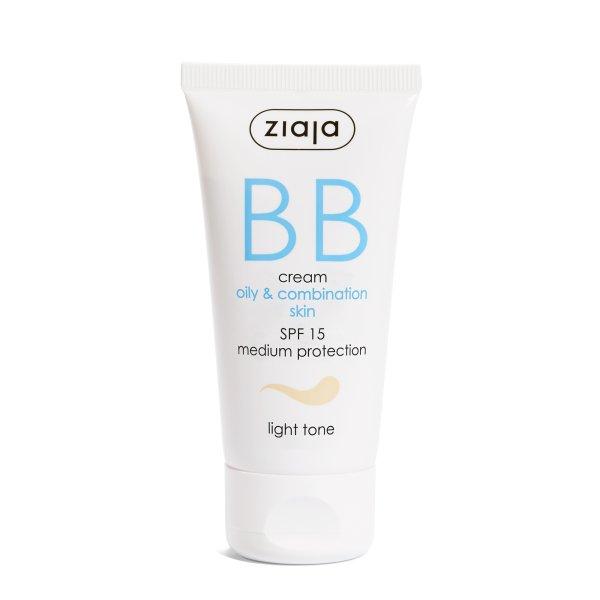 Ziaja BB krém zsíros és vegyes bőrre SPF 15 Light Tone (BB Cream) 50 ml