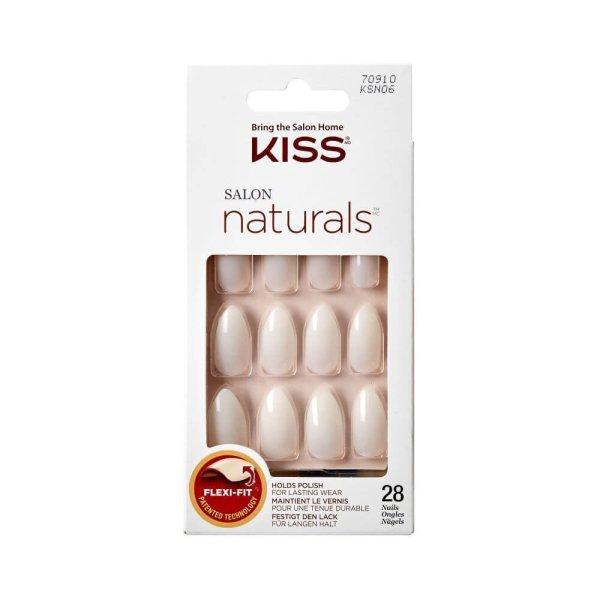 KISS Természetes, festésre alkalmas köröm 70910 Salon Naturals (Nails) 28 db