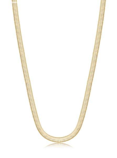 S'Agapõ Elegáns aranyozott lánc Kígyólánc Chunky SHK07