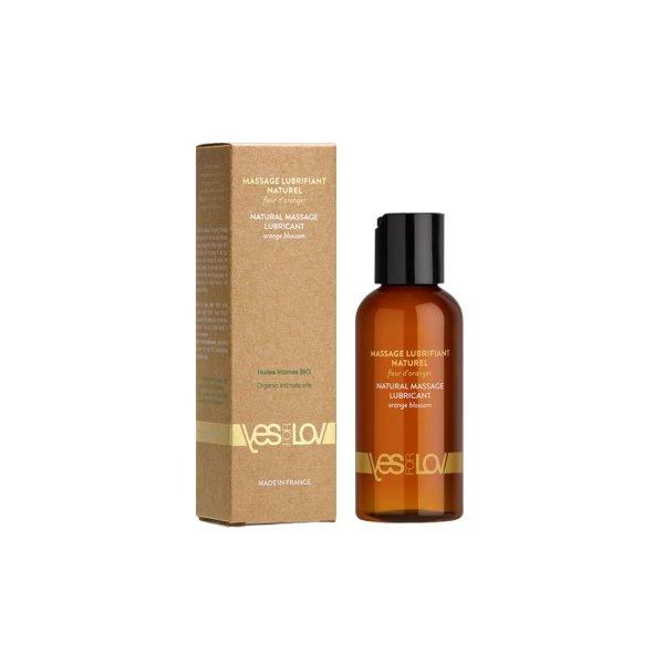 YESforLOV Masszázs és síkosító szerves olaj Orange Blossom (Natural Massage
Lubricant) 100 ml
