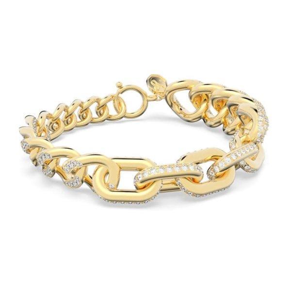 Swarovski Masszív karkötő kristályokkal Dextera 5622223 17 cm