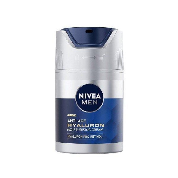 Nivea Hidratáló ránctalanító krém Nivea Men Anti-Age Hyaluron
(Moisturising Cream) 50 ml
