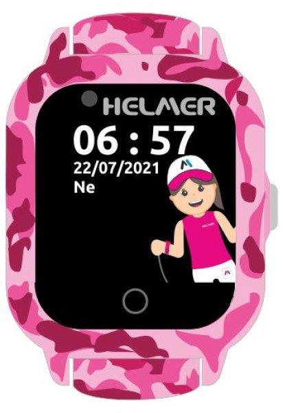 Helmer Okos érintőképernyős óra GPS lokátorral és kamerával - LK 710 4G
rózsaszín
