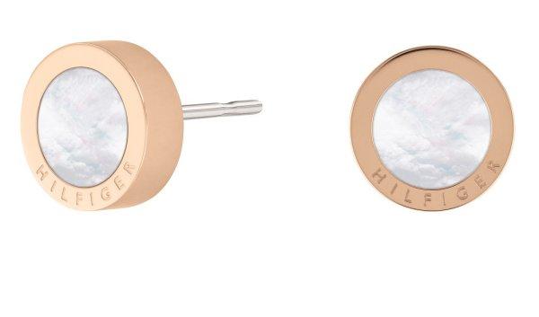 Tommy Hilfiger Romantikus bronz fülbevaló Iconic Circle 2780663