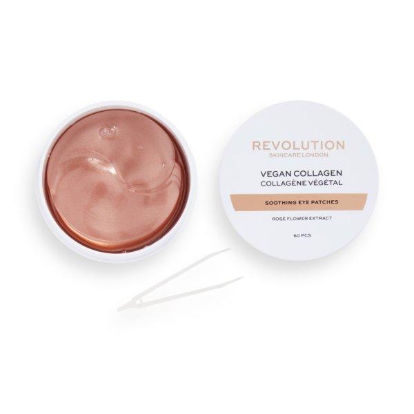 Revolution Skincare Nyugtató szempárna Rose Gold Vegan Collagen (Soothing Eye
Patches) 60 db