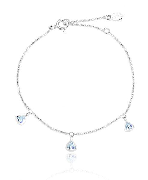 Beneto Exclusive Elegáns ezüst karkötő topáz ásvánnyal TOPAGB5/20