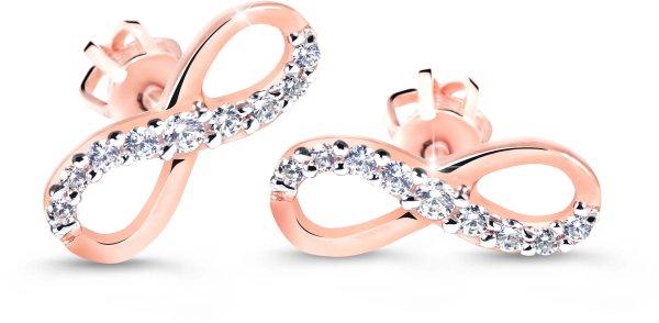Cutie Diamonds Elegáns végtelen rózsaszín arany gyémánt fülbevaló -
DZ60149-30-00-X-4