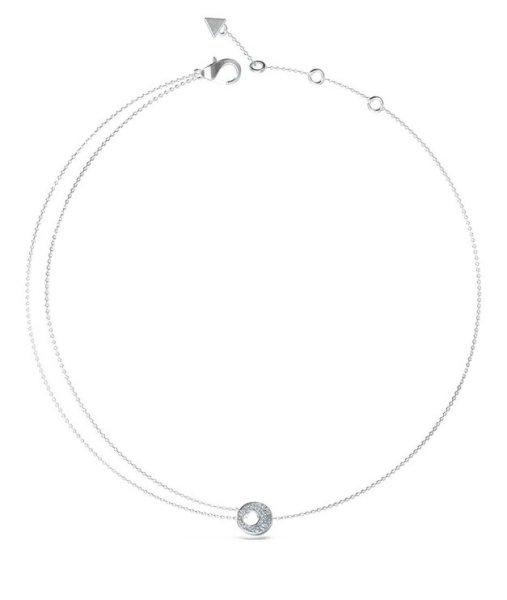 Guess Elegáns acél nyaklánc Blooming Summer JUBN05223JWRHT/U