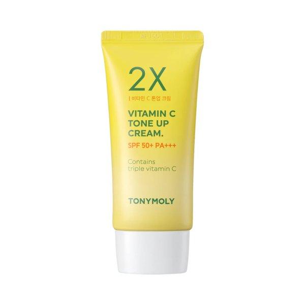 Tony Moly Világosító arckrém SPF 50+ 2X C Vitamin (Tone Up Cream) 50 ml