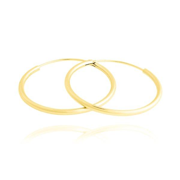 JVD Kortalan aranyozott karika fülbevaló SVLE0208XD5GO 4 cm