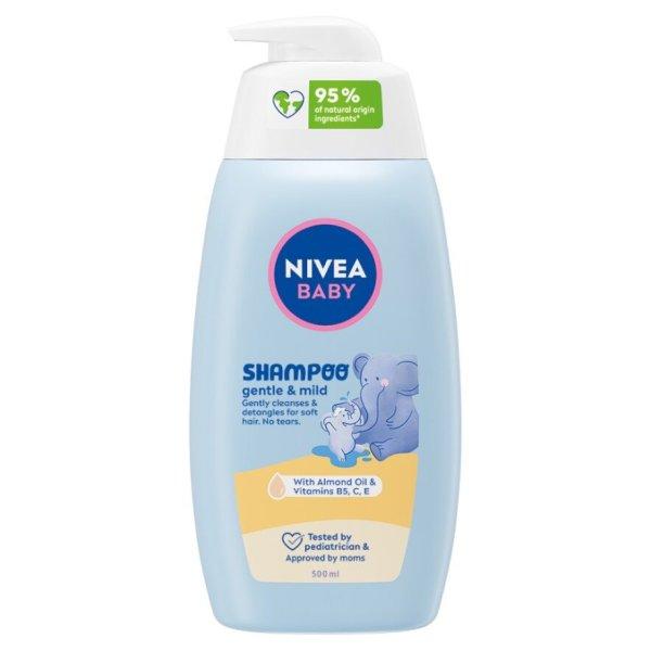 Nivea Extra gyengéd sampon gyermekeknek Baby 500 ml – adagolóval