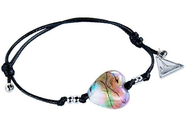 Lampglas Szivárványos karkötő Rainbow Fairy 24 karátos arannyal ellátott
Lampglas gyönggyel BLH28