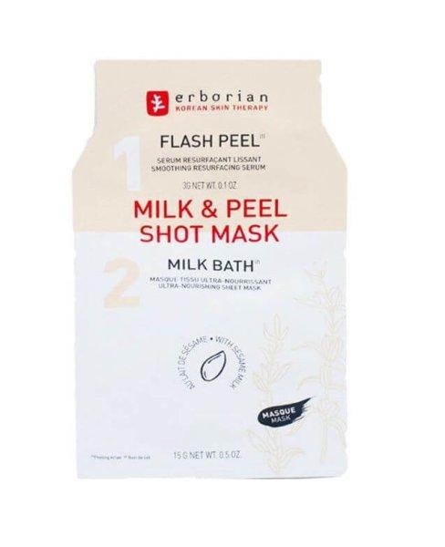 Erborian (Milk & Peel Shot Mask) 18 g tápláló arcmaszk