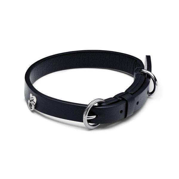 Pandora Fekete textil nyakörv háziállatoknak 312262C01 36-46 cm - L