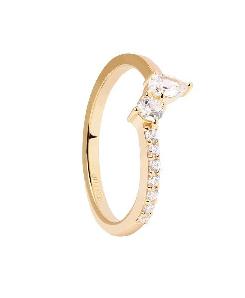 PDPAOLA Gyönyörű aranyozott gyűrű cirkónium kövekkel Ava Essentials
AN01-863 48 mm