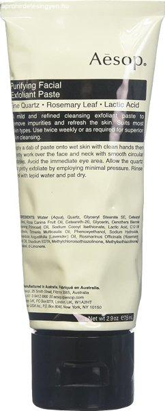 Aesop Hámlasztó arckrém minden bőrtípusra (Purifying Facial Exfoliant
Paste) 75 ml