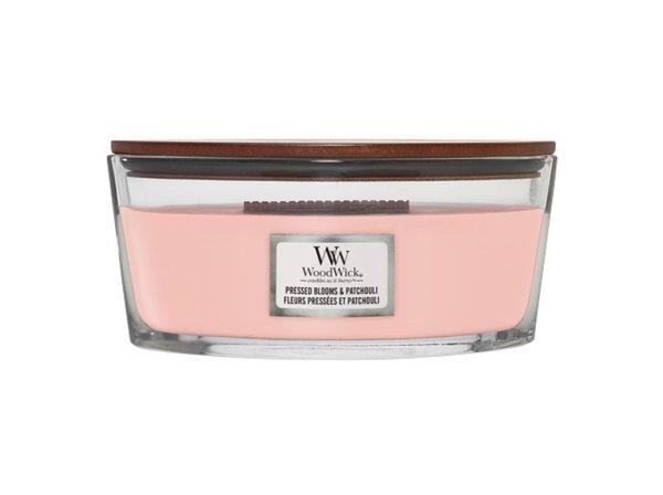 WoodWick Illatgyertya Pressed Blooms & Patchouli 453,6 g