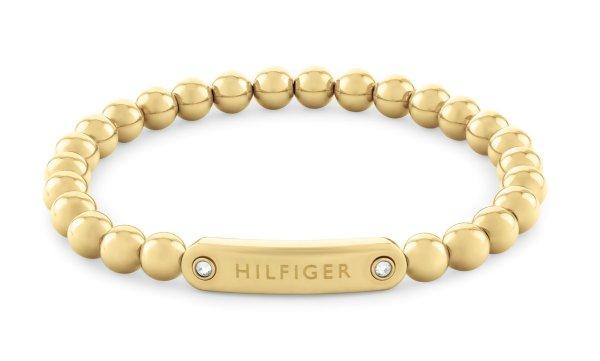 Tommy Hilfiger Aranyozott gyöngy karkötő nőknek Metal Beads 2780935