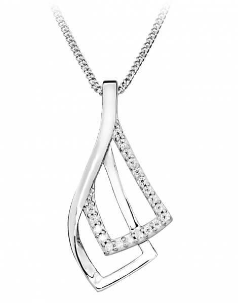 Silver Cat Elegáns nyaklánc cirkónium kövekkel SC371
