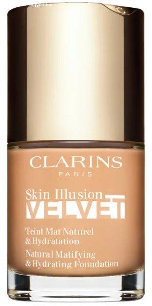 Clarins Mattító alapozó Skin Illusion Velvet (Natural Matifying & Hydrating
Foundation) 30 ml 107C
