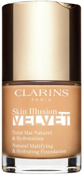 Clarins Mattító alapozó Skin Illusion Velvet (Natural Matifying & Hydrating
Foundation) 30 ml 108W