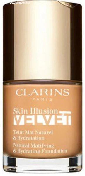 Clarins Mattító alapozó Skin Illusion Velvet (Natural Matifying & Hydrating
Foundation) 30 ml 113C