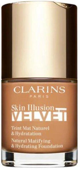 Clarins Mattító alapozó Skin Illusion Velvet (Natural Matifying & Hydrating
Foundation) 30 ml 114N