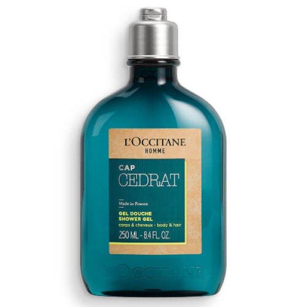 L'Occitane en Provence Frissítő tusfürdő testre és hajra 2in1 Cedrat
(Shower Gel) 250 ml